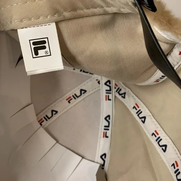 FILA Cap Shearling Adjustable Baseball Cap Tan New main image 9